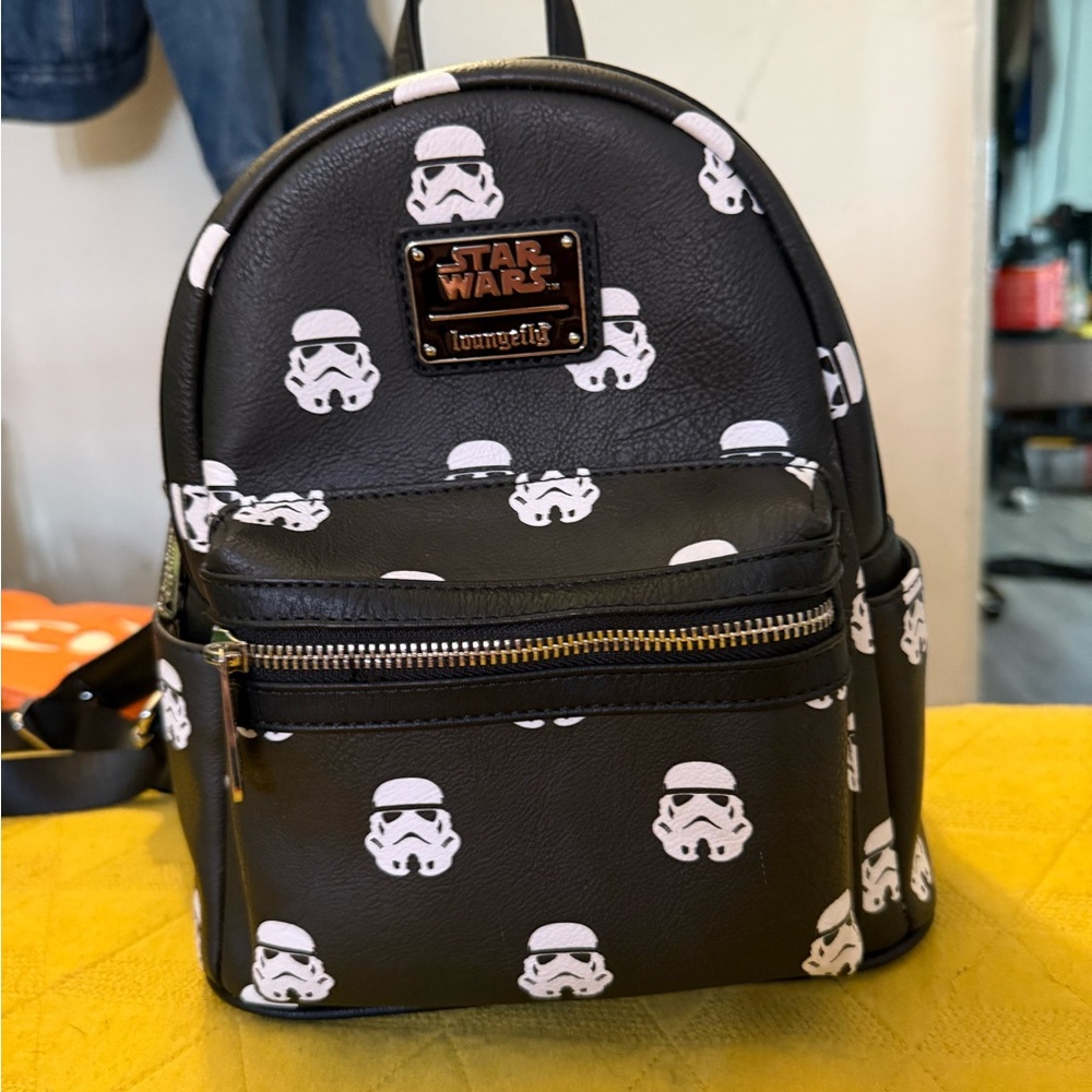 Loungefly Star Wars Black and White Stormtrooper Backpack